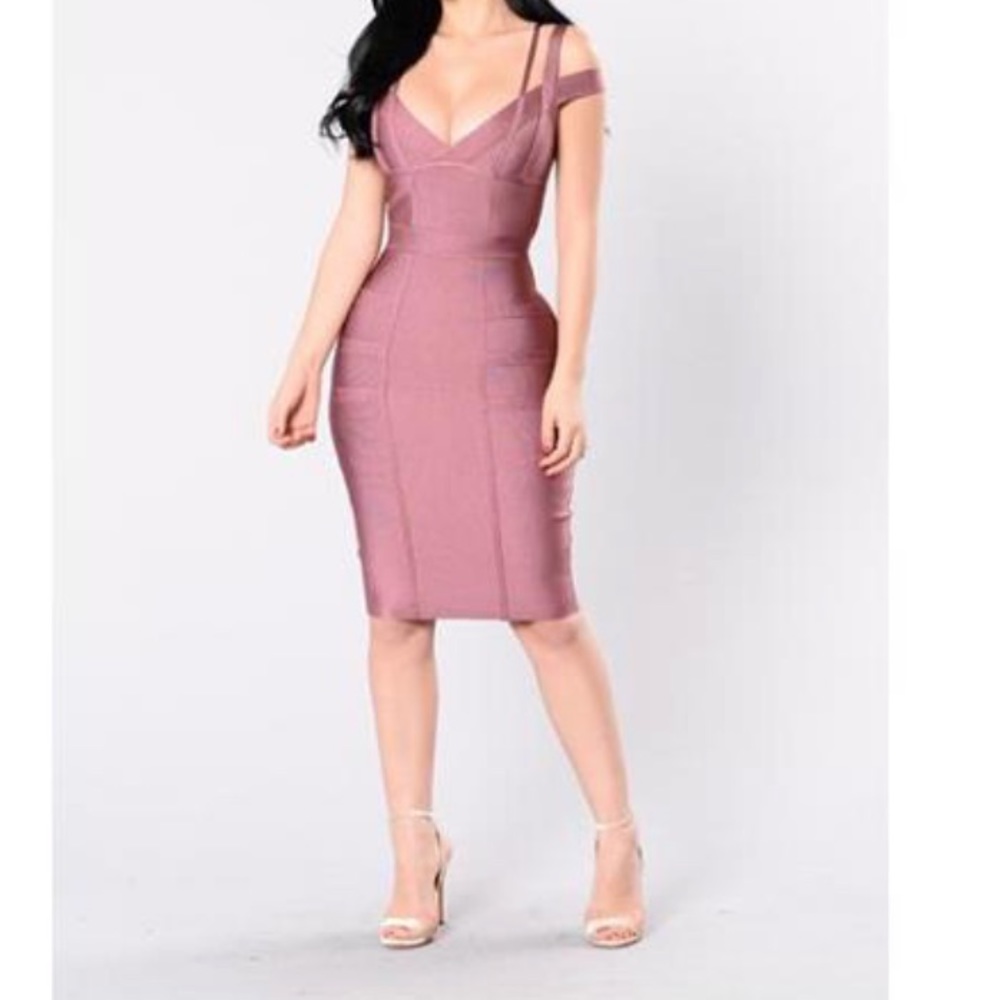 Mauve Bandage Dress